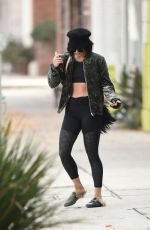 VANESSA HUDGENS Leaves Pilates Class in Los Angeles 12/20/2017