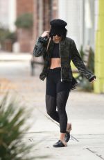VANESSA HUDGENS Leaves Pilates Class in Los Angeles 12/20/2017
