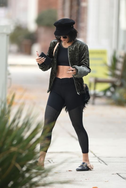 VANESSA HUDGENS Leaves Pilates Class in Los Angeles 12/20/2017