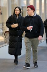 VANESSA HUDGENS on the Set of Second Act at World Trade Center in New York 11/30/2017