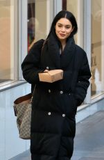 VANESSA HUDGENS on the Set of Second Act at World Trade Center in New York 11/30/2017