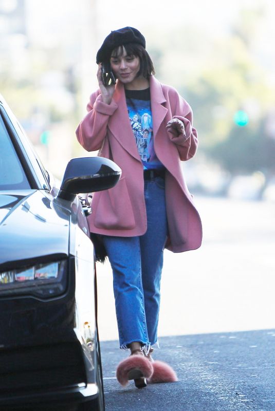 VANESSA HUDGENS Out and About in Los Angeles 12/29/2017