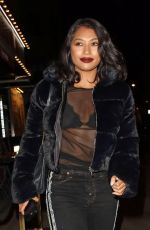 VANESSA WHITE at Bunga Bunga in London 12/18/2017