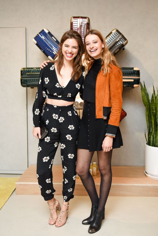 VERONICA ZOPPOLO and JADE DE LAVAREILLE at Rimowa x Alexandre Arnault Pop-up Event in Los Angeles 12/12/2017