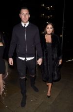 VICKY PATTISON and John Noble at Menagerie Bar and Restaurant in Manchester 12/02/2017