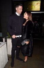 VICKY PATTISON and John Noble at Menagerie Bar and Restaurant in Manchester 12/02/2017