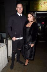 VICKY PATTISON and John Noble at Menagerie Bar and Restaurant in Manchester 12/02/2017