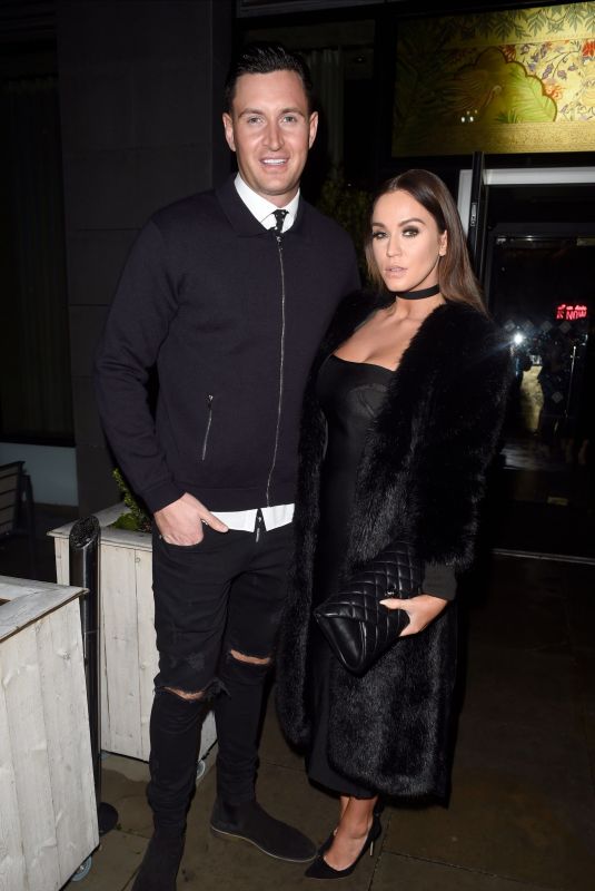 VICKY PATTISON and John Noble at Menagerie Bar and Restaurant in Manchester 12/02/2017