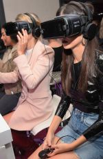 VICTORIA JUSTICE and MADISON REED at NYX Professional Makeup and Samsung VR Launch Party in Los Angele 12/14/2017
