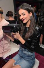 VICTORIA JUSTICE and MADISON REED at NYX Professional Makeup and Samsung VR Launch Party in Los Angele 12/14/2017
