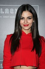 VICTORIA JUSTICE at Black Tap Craft Burgers & Beer Grand Opening in Las Vegas 12/29/2017