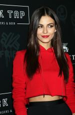 VICTORIA JUSTICE at Black Tap Craft Burgers & Beer Grand Opening in Las Vegas 12/29/2017