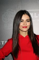 VICTORIA JUSTICE at Black Tap Craft Burgers & Beer Grand Opening in Las Vegas 12/29/2017