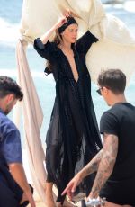 VICTORIA LEE and GEORGIA FOWLER on the Set of a Photoshoot at Maroubra Beach 12/21/2017