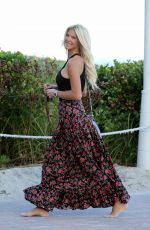 VICTORIA SILVSTEDT at a Beach in Miami 12/06/2017
