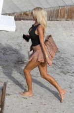 VICTORIA SILVSTEDT at a Beach in St. Barts 12/30/2017