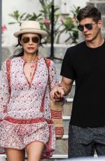 WENDI DENG MURDOCH and Bertold Zahoran Out in St. Barth Aboard Roman Abramovich