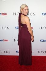WHITNEY BOWERS at Hostiles Premiere in Los Angeles 12/14/2017
