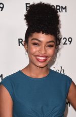 YARA SHAHIDI at Grown-ish Premiere in Los Angeles 12/12/2017