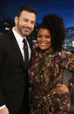 YVETTE NICOLE BROWN at Jimmy Kimmel Live 12/13/2017