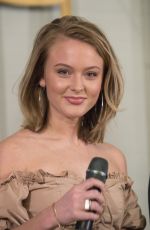 ZARA LARSSON at Nobel Prize Awards Banquet in Stockholm 12/10/2017