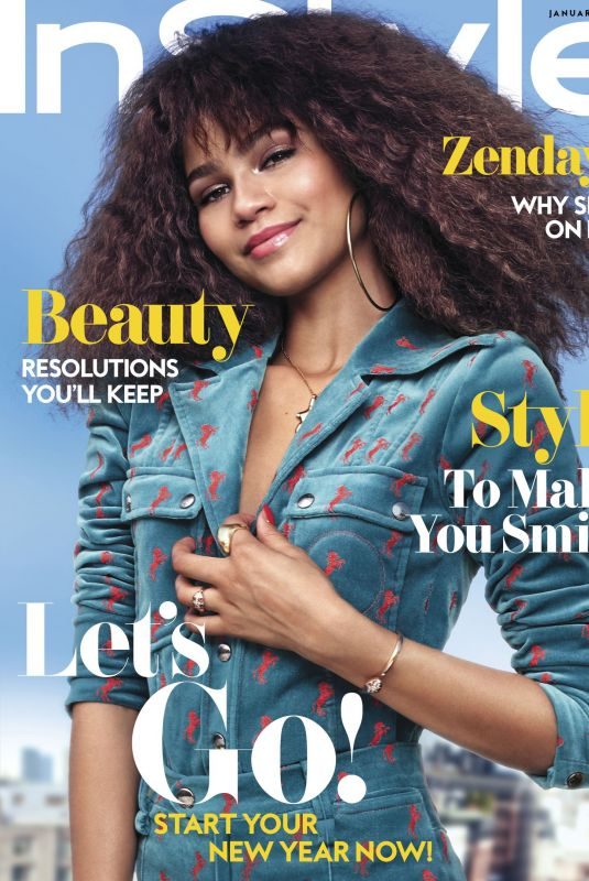 ZEDNAYA COLEMAN for Instyle Magazine, January 2018