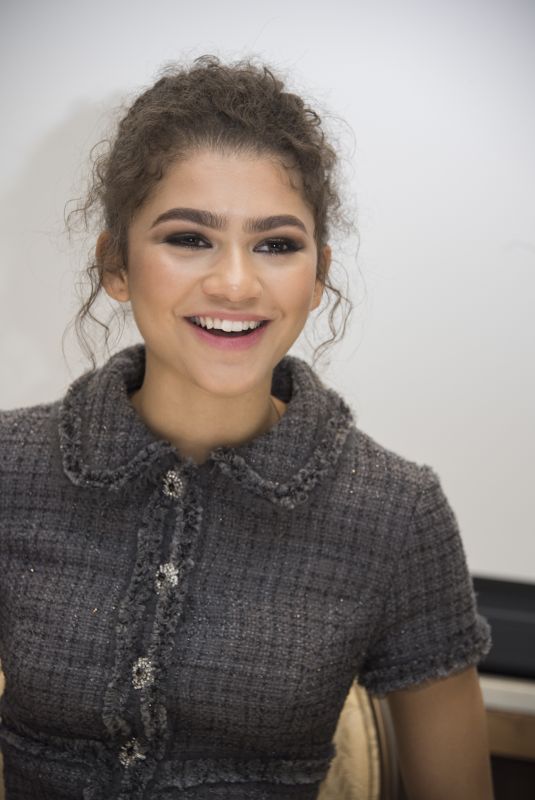ZENDAYA at The Gratest Showman Press Conference in Beverly Hills 11/28/2017