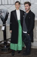 ZENDAYA COLEMAN and Zac Efron  at The Empire State Building in New York 12/09/2071
