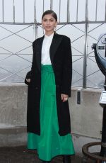 ZENDAYA COLEMAN and Zac Efron  at The Empire State Building in New York 12/09/2071