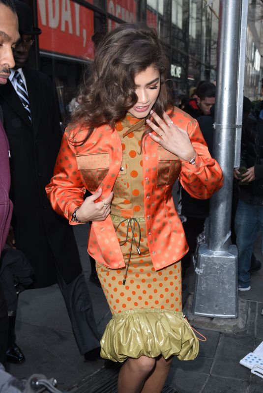 ZENDAYA COLEMAN Arrives at Today Show in New York 12/11/2017