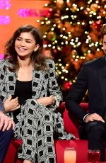 ZENDAYA COLEMAN at Graham Norton Show in London 12/28/2017