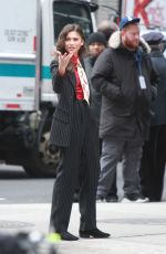 ZENDAYA COLEMAN, Hugh Jackman, Zac Efron and James Corden Promotes The Greatest Showman in New York 12/08/2017