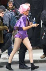 ZENDAYA COLEMAN, Hugh Jackman, Zac Efron and James Corden Promotes The Greatest Showman in New York 12/08/2017