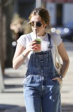 ZOEY DEUTCH Out for a Juice to Go in Los Angeles 12/28/2017