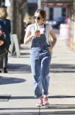 ZOEY DEUTCH Out for a Juice to Go in Los Angeles 12/28/2017