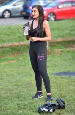ABBIE HOLBORN Workout at a Park in Middlesbrough 01/06/2018