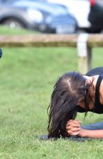 ABBIE HOLBORN Workout at a Park in Middlesbrough 01/06/2018