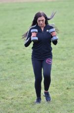 ABBIE HOLBORN Workout at a Park in Middlesbrough 01/06/2018