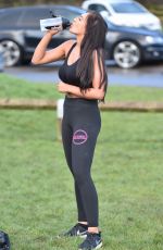 ABBIE HOLBORN Workout at a Park in Middlesbrough 01/06/2018