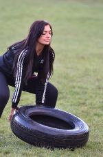 ABBIE HOLBORN Workout at a Park in Middlesbrough 01/06/2018