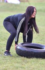 ABBIE HOLBORN Workout at a Park in Middlesbrough 01/06/2018