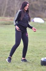 ABBIE HOLBORN Workout at a Park in Middlesbrough 01/06/2018