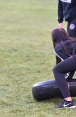 ABBIE HOLBORN Workout at a Park in Middlesbrough 01/06/2018