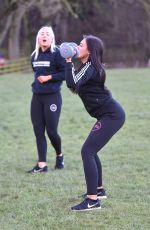 ABBIE HOLBORN Workout at a Park in Middlesbrough 01/06/2018