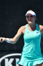 AGNIESZKA RADWANSKA at Australian Open Tennis Tournament in Melbourne 01/18/2018