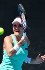 AGNIESZKA RADWANSKA at Australian Open Tennis Tournament in Melbourne 01/18/2018