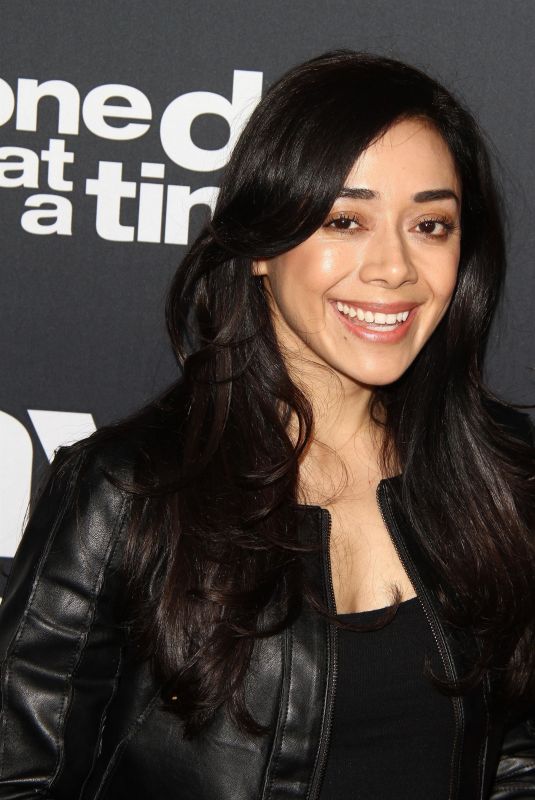 AIMEE GARCIA at One Day at a Time Season 2 Premiere in Los Angeles 01/24/2018