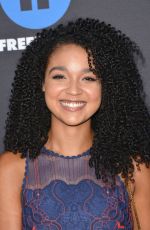 AISHA DEE at 2018 Freeform Summit in Hollywood 01/18/2018
