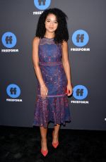 AISHA DEE at 2018 Freeform Summit in Hollywood 01/18/2018