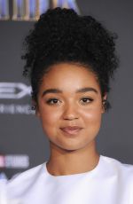 AISHA DEE at Black Panther Premiere in Hollywood 01/29/2018